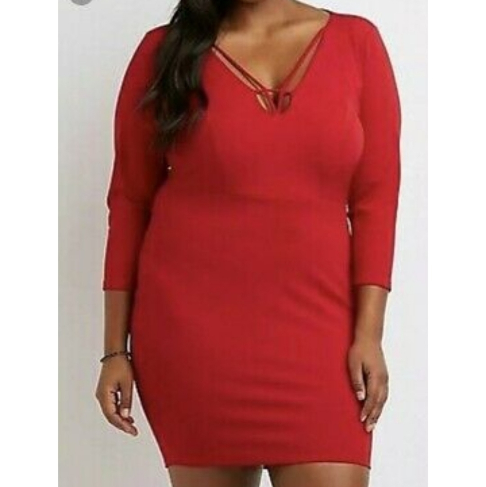 Charlotte Russe Plus Size Red Dress